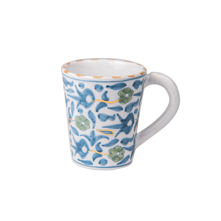 Hand Painted Moroccan Floral Mug