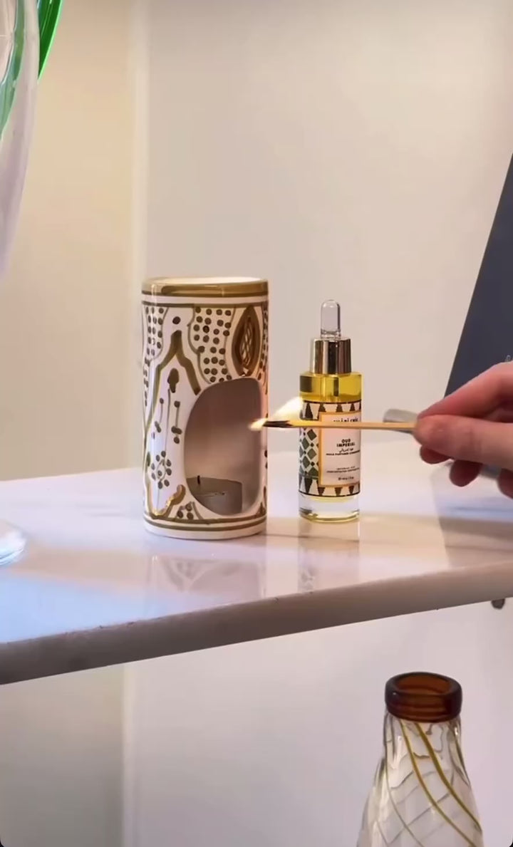 Handmade Moroccan Ceramic Scented Oil Burner