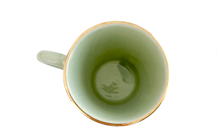 Handcrafted Green Ceramic Mug