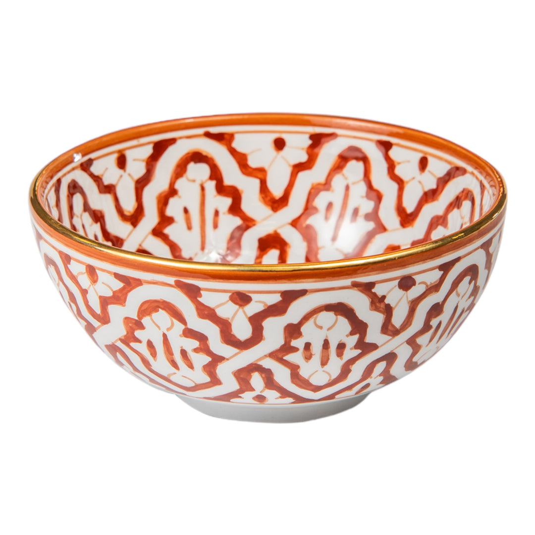 Handcrafted Moroccan Fassia Salad Bowl