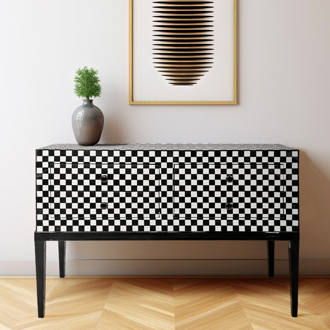 Monochrome Mosaic Console