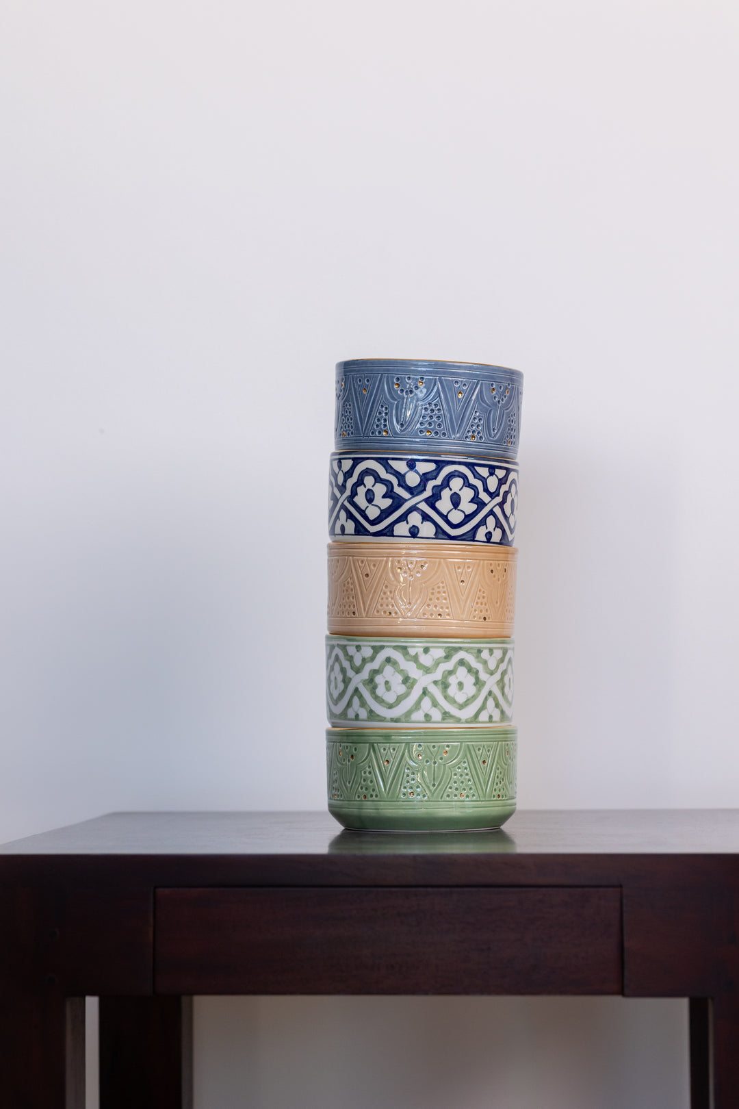 Embossed Moroccan Ceramic Bowl