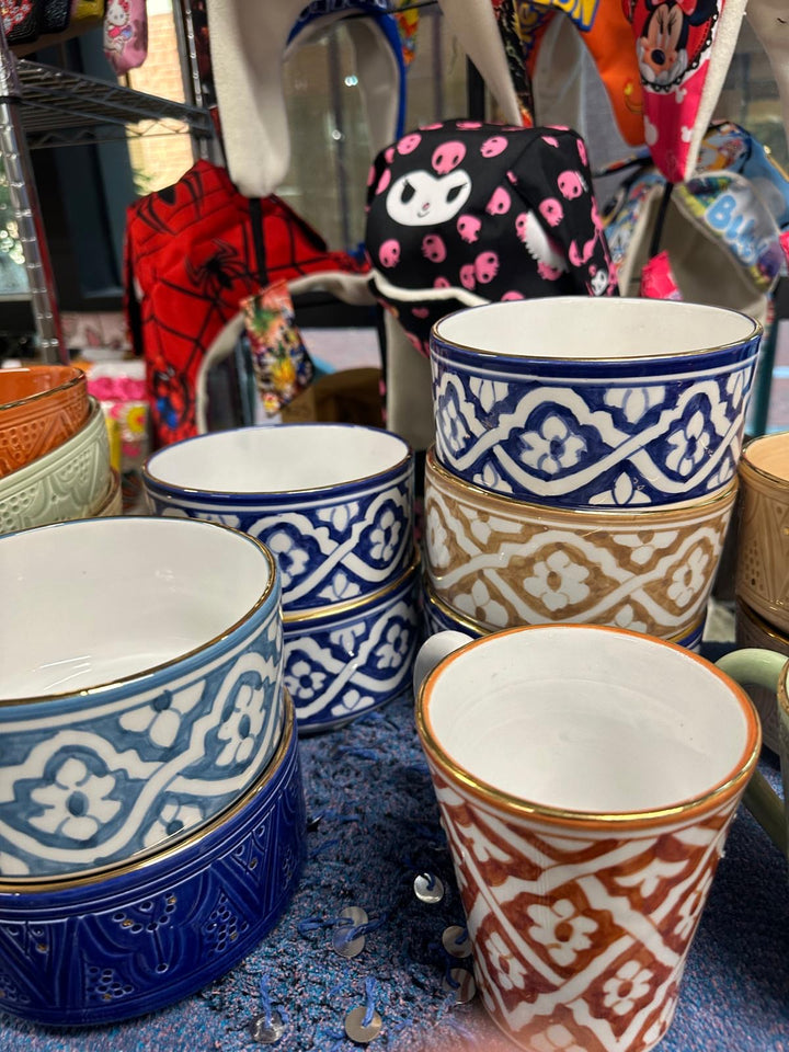 Moroccan Hand-Painted Ceramic Bowl