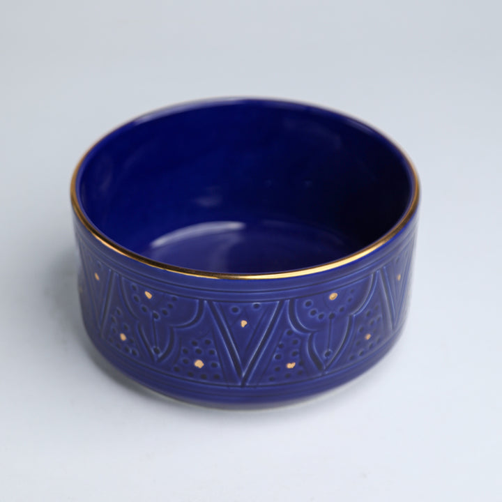 Embossed Moroccan Ceramic Bowl