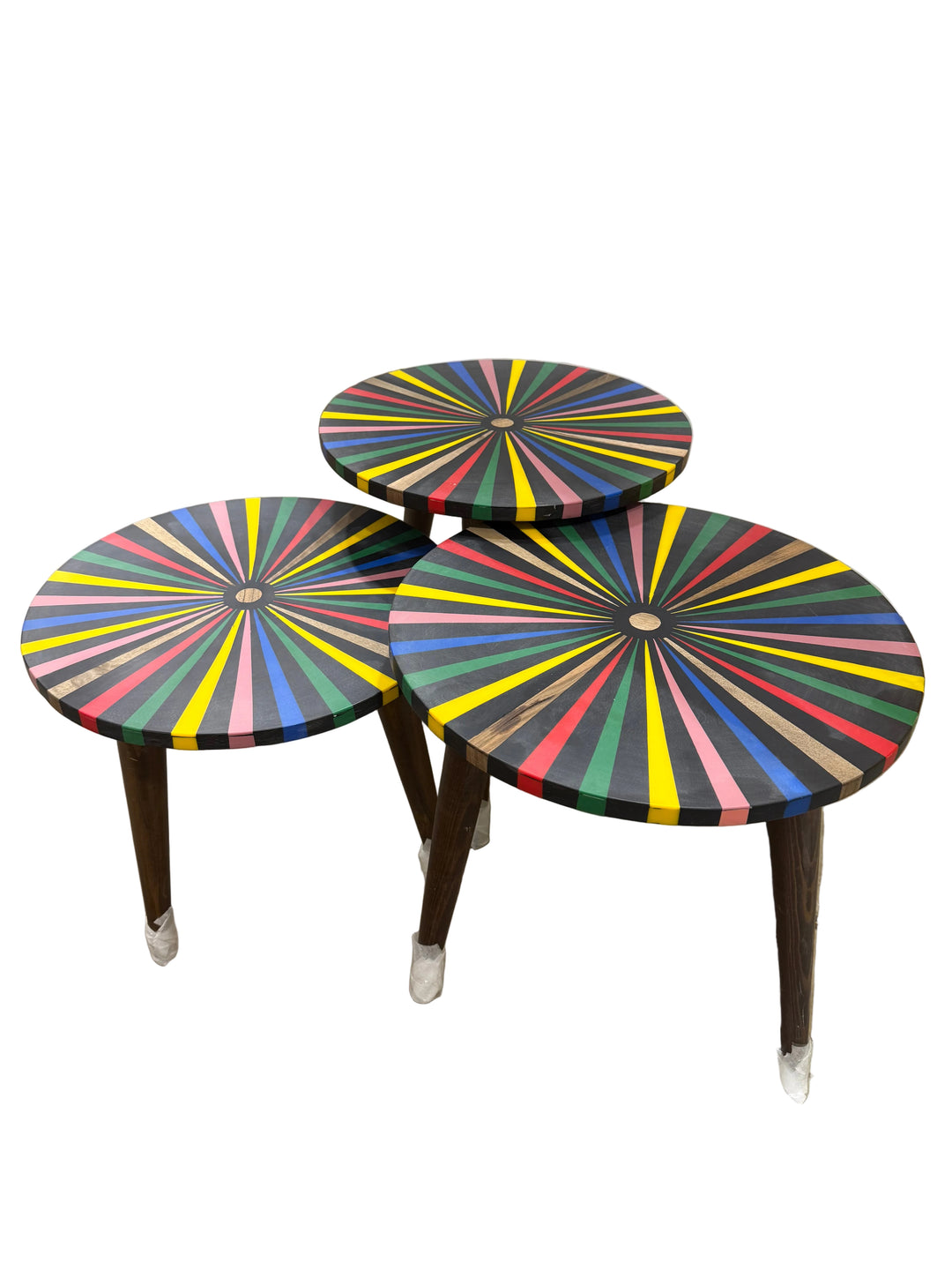 Colorblock Nesting Tables — Set of 3