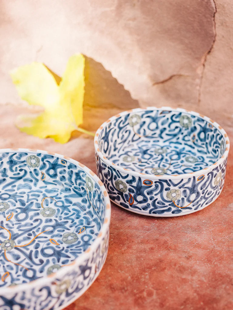 Moroccan Floral Serving Bowl