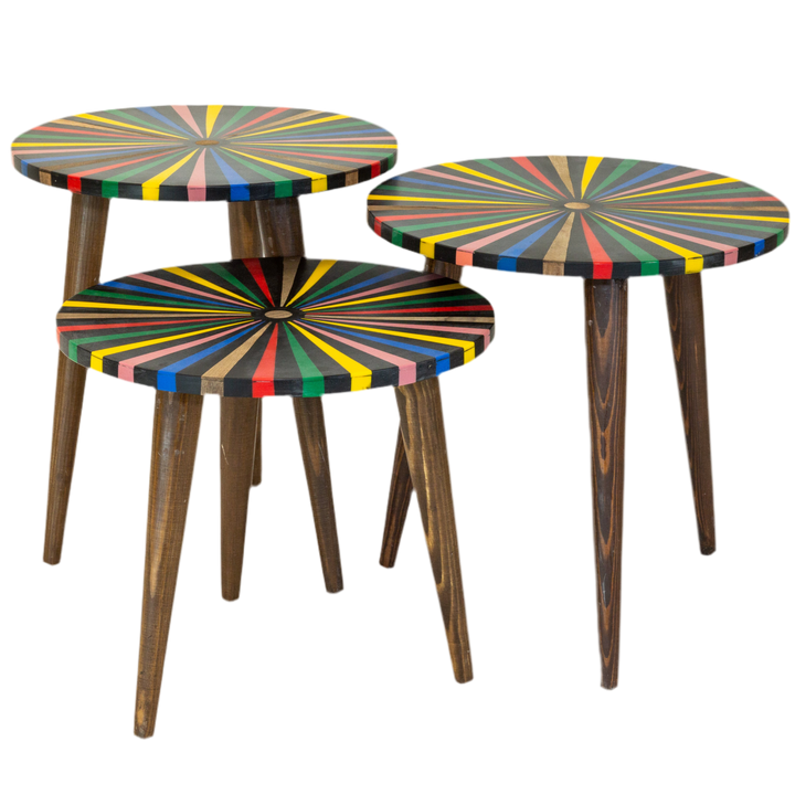 Colorful Accent Table Set