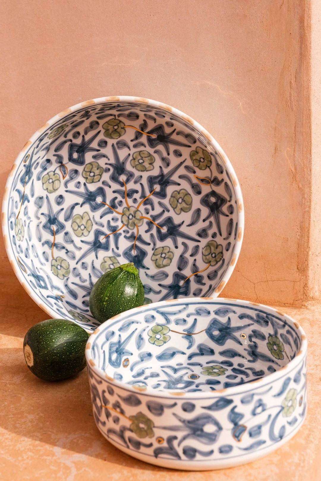 Moroccan Floral Serving Bowl