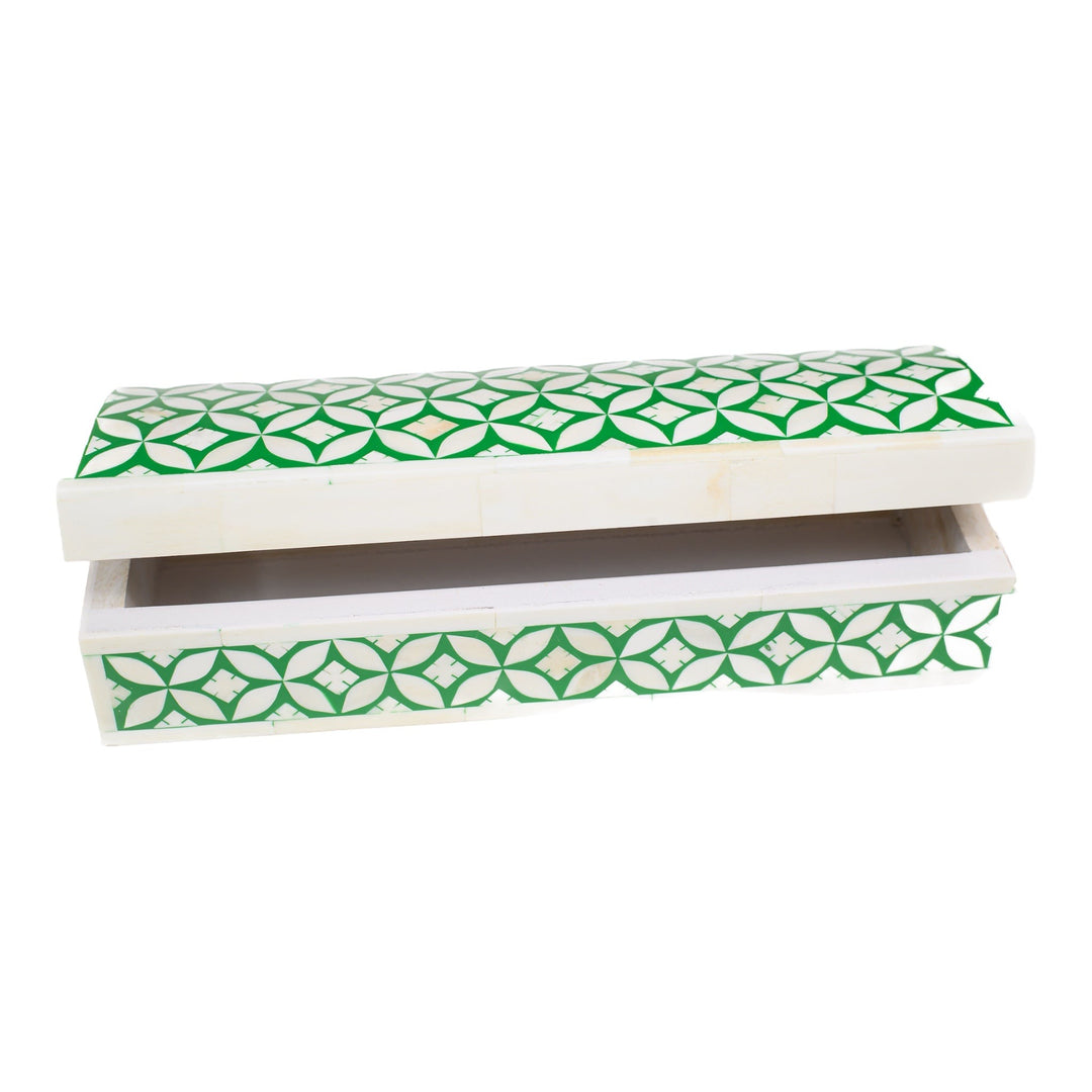 Handmade Bone Inlay Jewelry Box