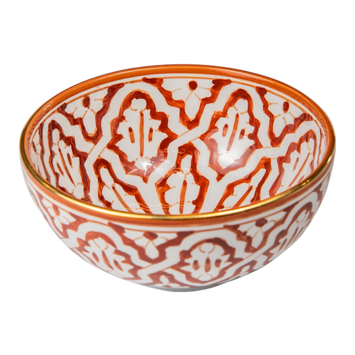 Handcrafted Moroccan Fassia Salad Bowl