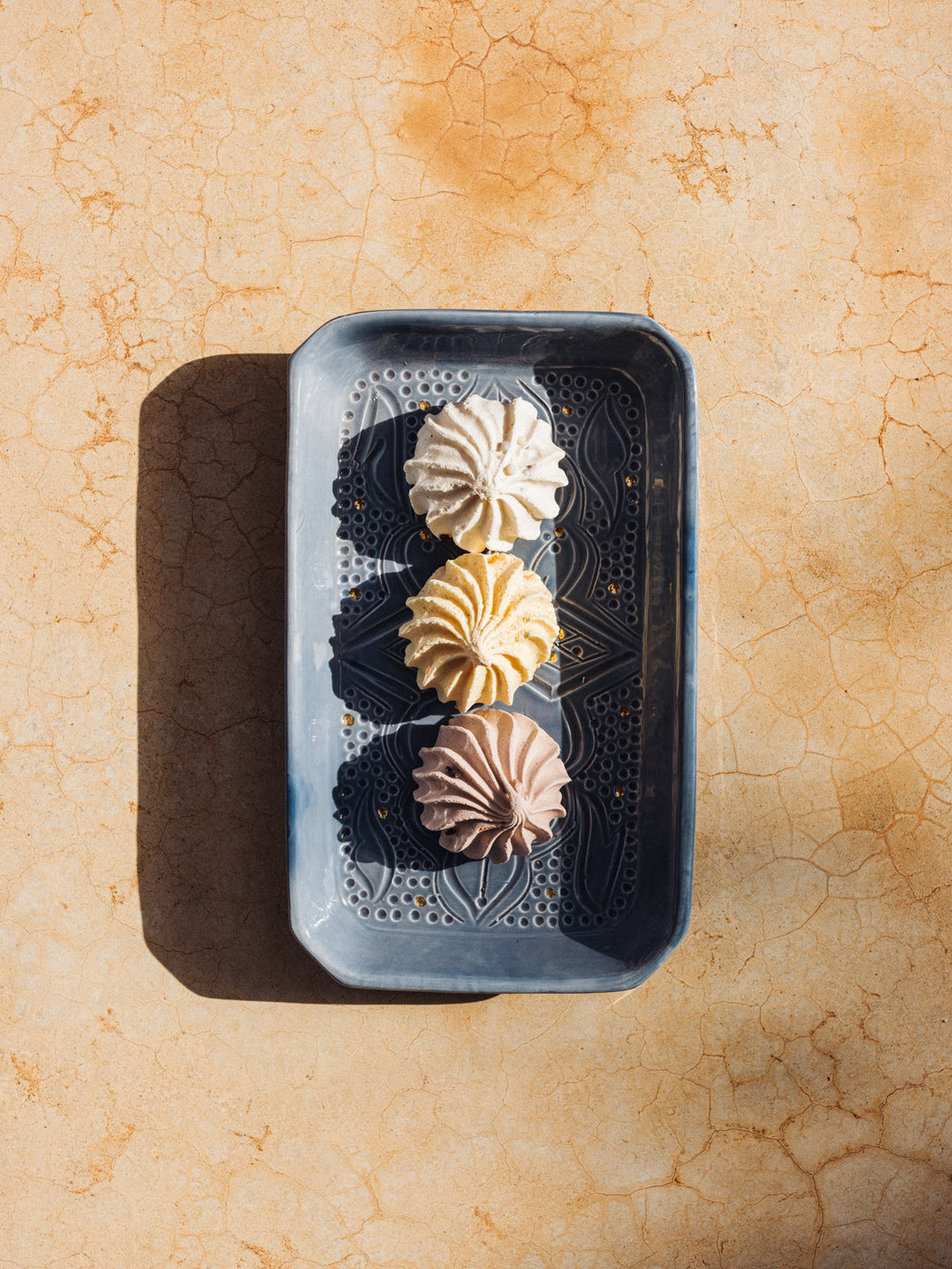 Moroccan Ceramic Tray – Handmade Engraved Serving Tray
