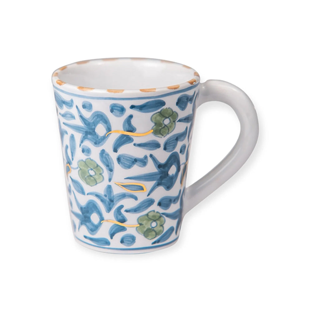Handpainted Mug, Handmade Ceramic Coffee Cup, Moroccan Artisan Drinkware, Unique Handcrafted Ceramic Mug, Moroccan Tea Mug, Artistic Ceramic Mug