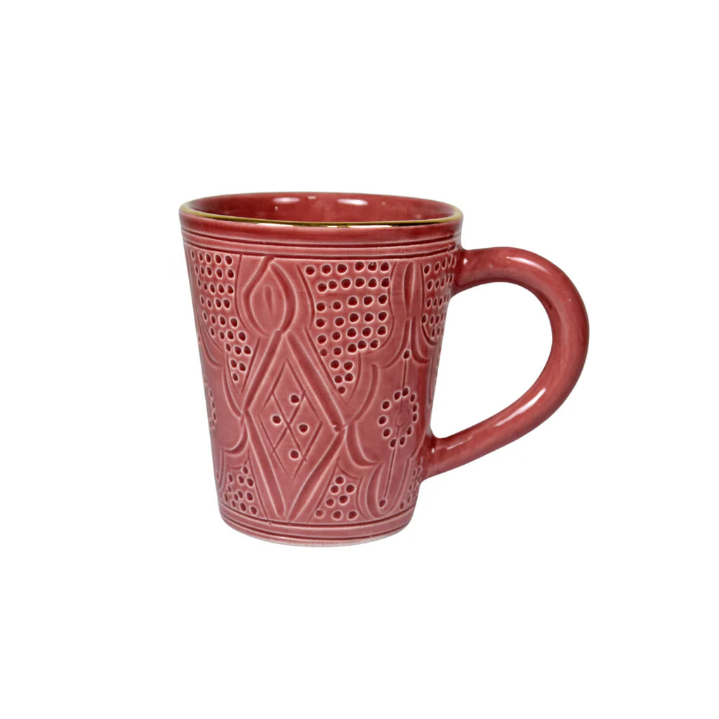 Engraved Artistry Hand Painted Ceramic Mug