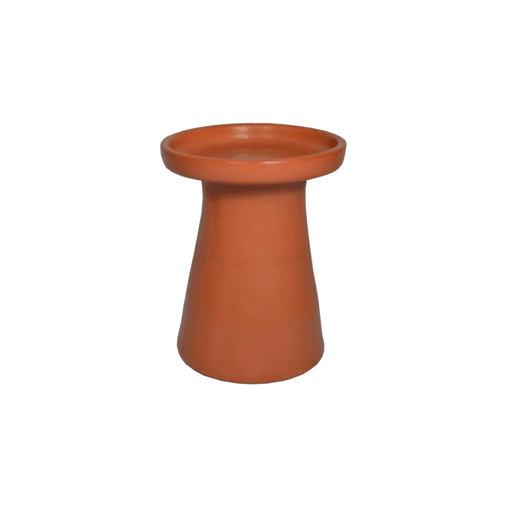 Tadelakt Candle Holder Set - Terracotta