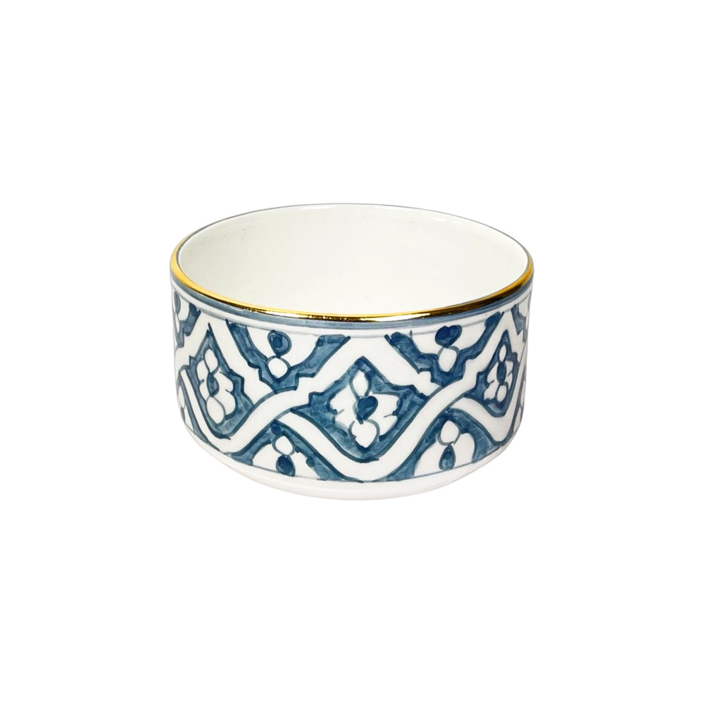 Handmade Moroccan Ceramic Small Bowl, Unique Tableware, Moroccan Serveware